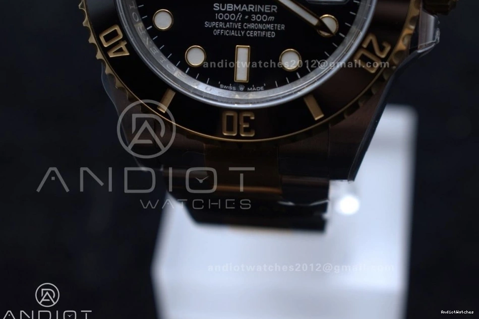 Submariner Ceramic Unique LN Steel YG VR 1135 Black SS Edition Best 1:1 Clean 904L 126613 0418